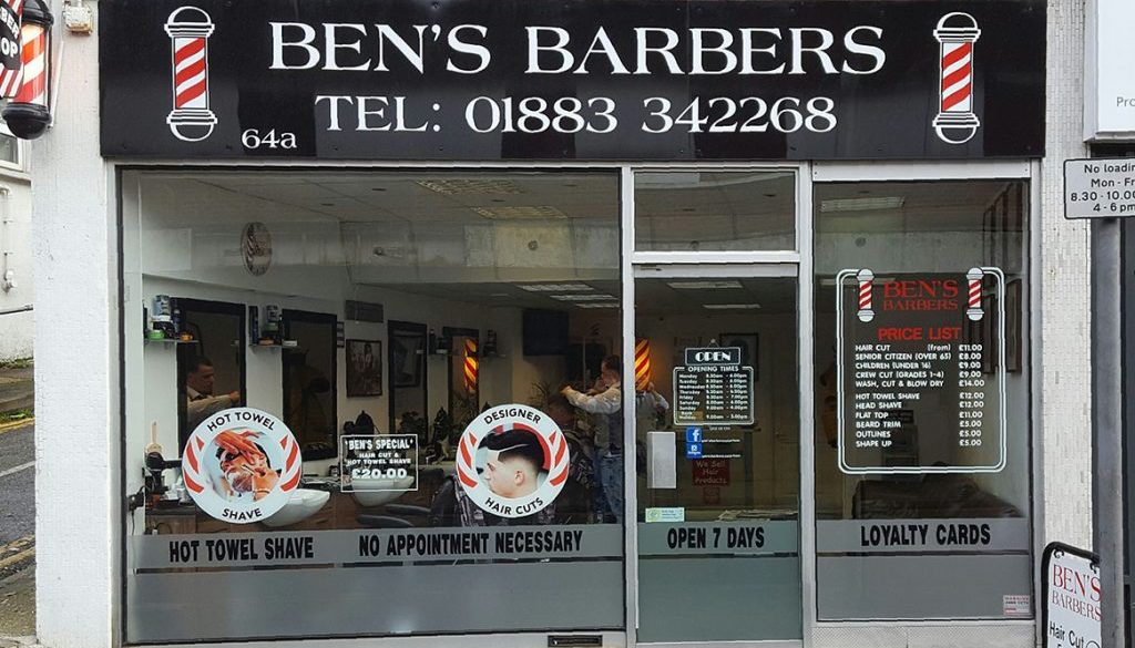 Ben's Barbers in Caterham Valley, Surrey