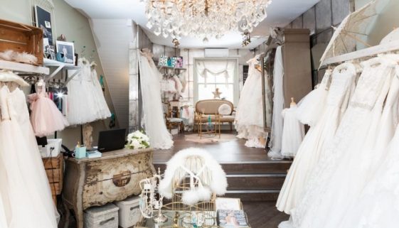 Helena Fortley bridal boutique (Photo: Ally from Stonelock photography)