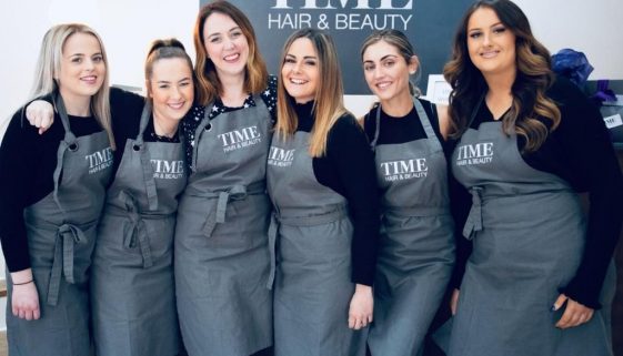 Time Hair Beauty Caterham team web