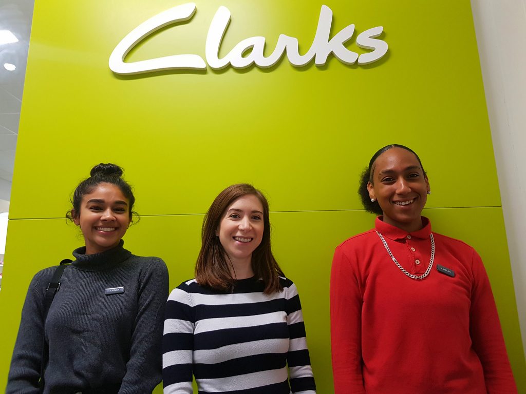 Clarks staff discount sale