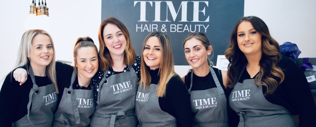 The team at Time Hair and Beauty, Caterham, Surrey