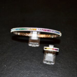 JJ Brown and Son - rainbow bangle and ring