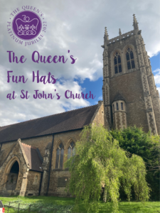 St John's Church Caterham surrounded by trees