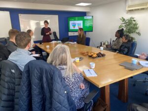 Caterham Valley Business Owners attending a marketing workshop