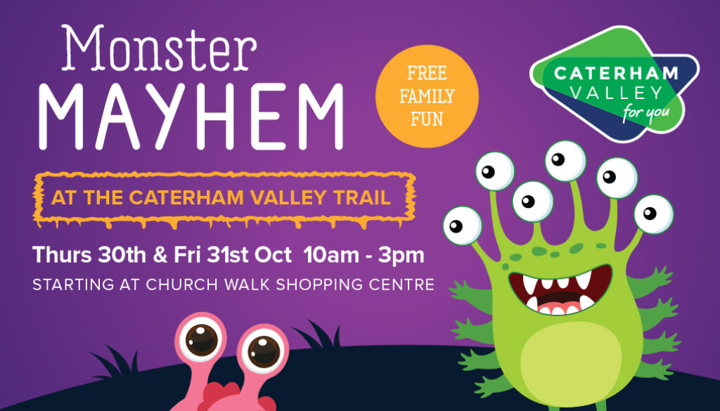 Caterham Valley's Monster Mayhem Halloween Trail for children, 30-31st October 2025