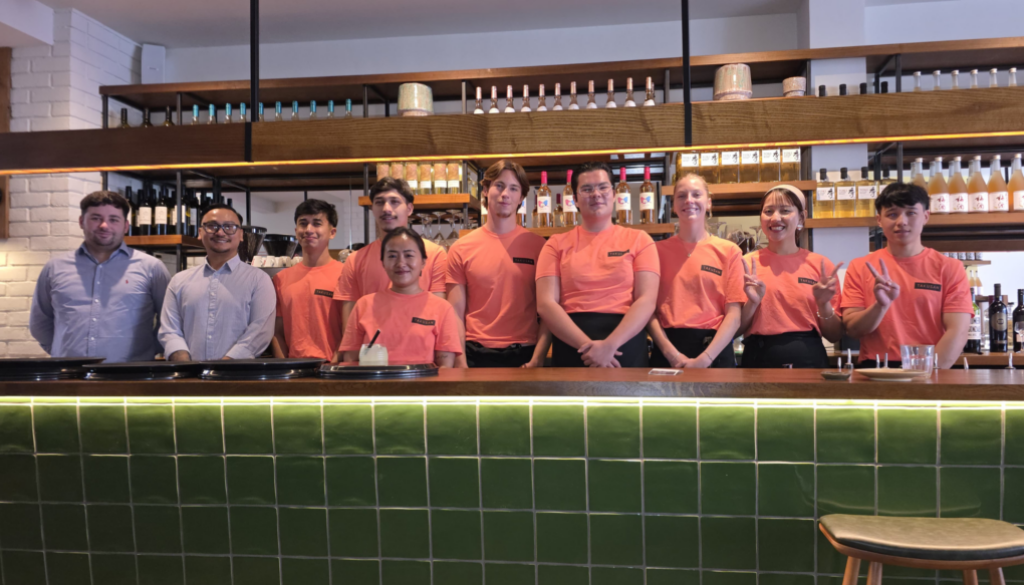 The full team at Takusan, Caterham Valley's newest Japanese restaurant