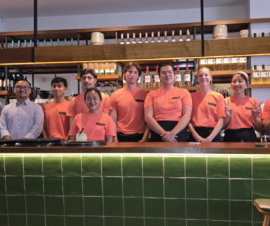 The full team at Takusan, Caterham Valley's newest Japanese restaurant